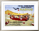 Marius Framed Giclee Print by Albert Dubout