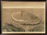 Bird's Eye View of the Black Hills, c.1879 Framed Giclee Print by Henry Newton