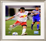 Juan Pablo Angel 2008 Soccer Action; 114 Framed Photographic Print