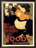 Hood's Sarsaparilla Framed Giclee Print by William H. Bradley