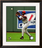 Vladimir Guerrero 2008 Fielding Action Framed Photographic Print