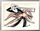 Josephine Baker Jazz Band Framed Giclee Print
