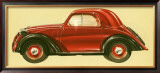 La Vettura Topolino Fiat Framed Giclee Print