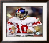 Eli Manning - Super Bowl XLII Framed Photographic Print