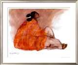 Seated Woman Art by R. C. Gorman