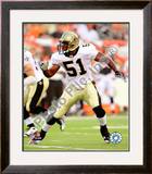 Jonathan Vilma 2008 Framed Photographic Print