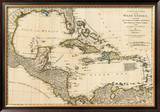 Complete Map of the West Indies, c.1776 Framed Giclee Print by Robert Sayer