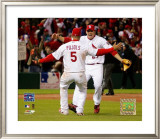 Albert Pujols And Scott Rolen Framed Photographic Print
