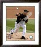 Javier Vazquez 2008 Pitching Action Framed Photographic Print