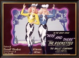 Here and There Framed Giclee Print by Telo 