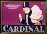 Cardinal Cigaretten Framed Giclee Print by Lubbert 