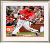 Prince Fielder 2009 Home Run Derby Framed Photographic Print
