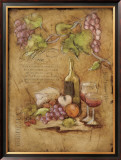 Bordeaux Blanc Poster by Deborah Florence