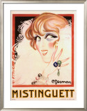 Mistinguett Framed Giclee Print by Charles Gesmar