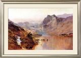 Highland Peaks Prints by Alfred Fontville de Breanski