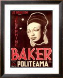 Josephine Baker Framed Giclee Print by Soler 