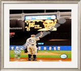 Yogi Berra Final Game At Yankee Stadium 2008 Framed Photographic Print