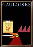 Gauloises Framed Giclee Print by Donald Brun
