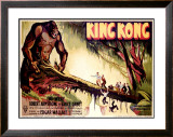 King Kong Framed Giclee Print by P.H. de Buncey