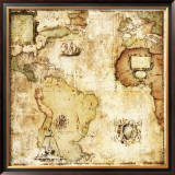 Map of Discovery Prints by Paul Panossian