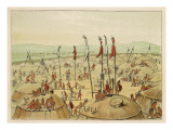 Village of the Mandan People Giclee Print