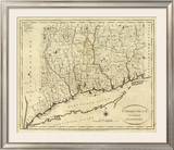 Connecticut, c.1796 Framed Giclee Print by John Reid