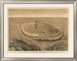 Bird's Eye View of the Black Hills, c.1879 Framed Giclee Print by Henry Newton