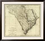 State of South Carolina, c.1796 Framed Giclee Print by John Reid