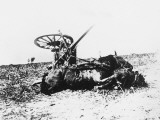 Wrecked German Ammunition Cart on the Western Front During World War I Photographic Print by Robert Hunt