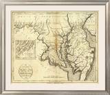 States of Maryland and Delaware, c.1796 Framed Giclee Print by John Reid