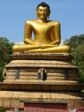 A Seated Buddha in the Vihara Maha Devi Park, Colombo, Sri Lanka Photographic Print