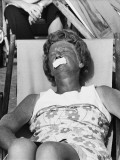 Sunbathing in Blackpool 1970 Photographic Print by Shirley Baker