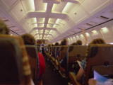 View of an Aeroplane Interior, with Passengers, on a Flight Either to or from Corfu, Greece Photographic Print by Vanessa Wagstaff