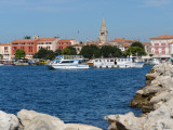View of Boats, Porec, Croatia Photographic Print