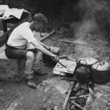 Time for Food at Boys Club 1931 Photographic Print