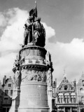 Statue of Jan Breydel, Bruges Photographic Print by Vanessa Wagstaff