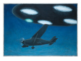 UFO Near Melbourne, Australia Giclee Print by Michael Buhler