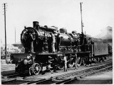 A Group of British Railway Engineers Carrying Out Safety Checks a Steam Locomotive Photographic Print A Group of British Railway Engineers Carrying Out Safety Checks a Steam Locomotive Photographic Print