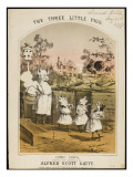 The Three Little Pigs in Human Dress Giclee Print