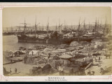A View of the Docks at Marseille - Full of Sacks and Barrels Photographic Print