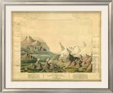 Comparative View of the Heights of the Principal Mountains in the World, c.1816 Framed Giclee Print by Charles Smith