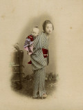 Young Japanese Nurse Carrying a Baby Photographic Print by Pump Park