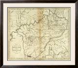 State of Kentucky, c.1796 Framed Giclee Print by John Reid
