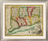 State of Connecticut, c.1827 Framed Giclee Print by Amos Doolittle