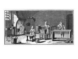 The Processes of Candle-Making in 18th Century France Giclee Print