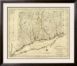 Connecticut, c.1796 Framed Giclee Print by John Reid