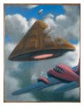 UFO Encounter, Pelotas, Brazil Giclee Print by Michael Buhler