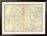 Western Colorado and Part of Utah, c.1881 Framed Giclee Print by F. V. Hayden