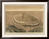 Bird's Eye View of the Black Hills, c.1879 Framed Giclee Print by Henry Newton