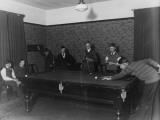 Seven Boys Play a Game of Snooker During an Evening at a Boys Club Photographic Print